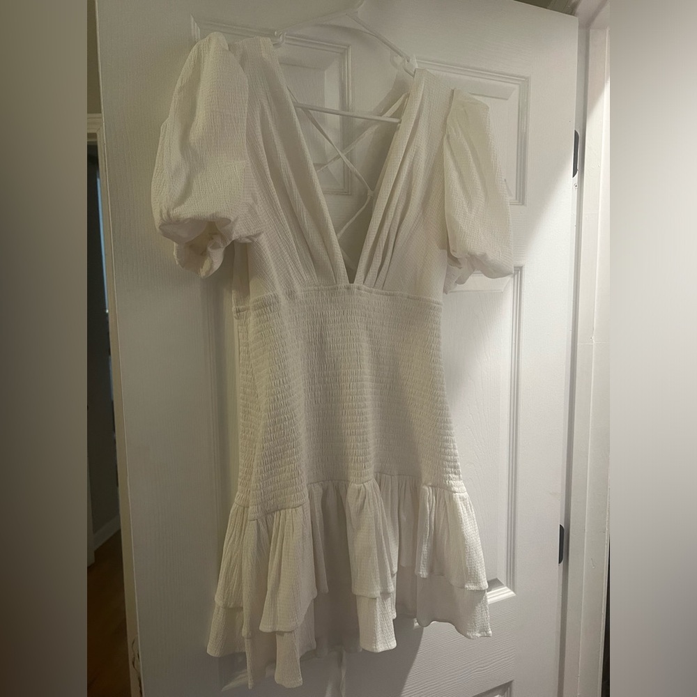 Hello Molly White Mini Dress